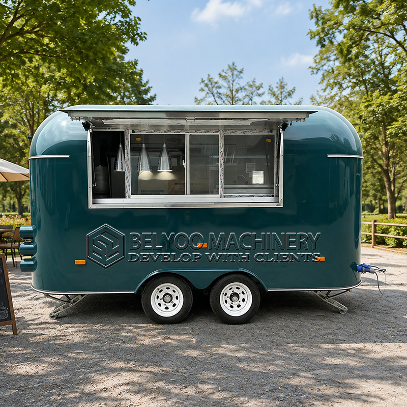Commercial Kitchen Equipment - Belyoo Commercial Food Trailer Custom Mobile