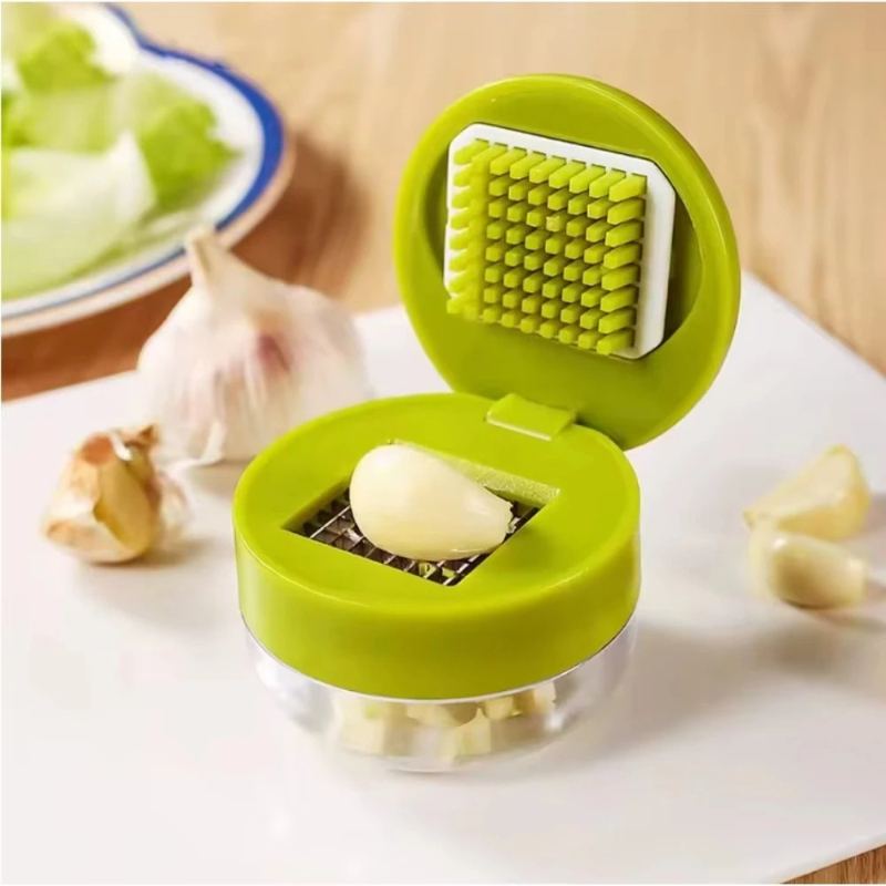 Commercial Kitchen Utensil Organizer - Garlic Press Chopper Manual Garlic Mincer