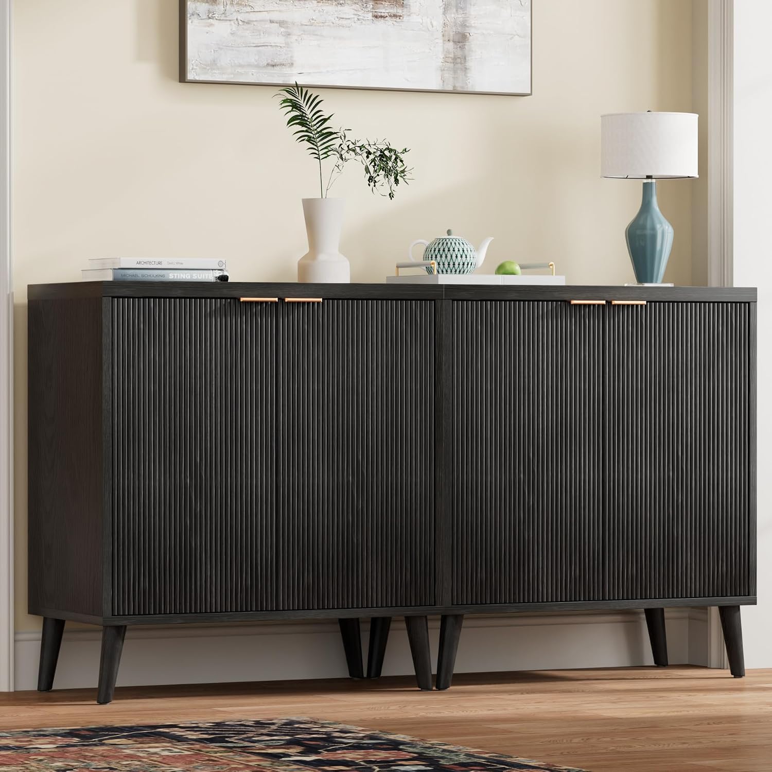Fluted Buffet Cabinet With Sto - Commercial Kitchen Organization recension och pris
