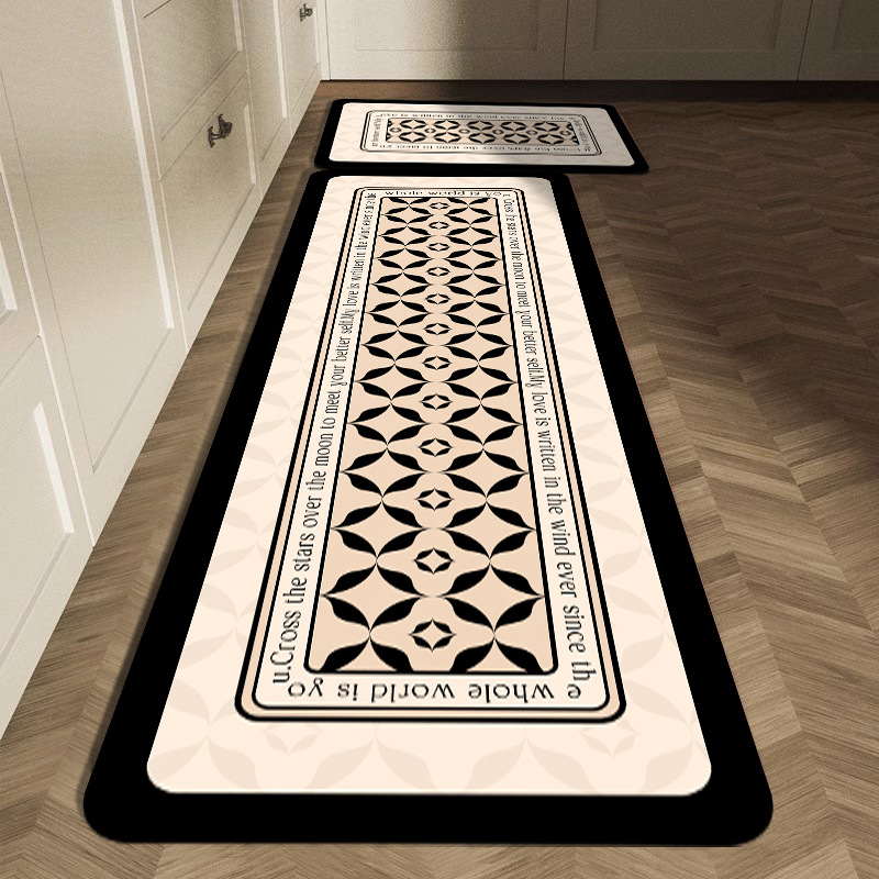 Black White Geometric Tile Kit - Commercial Kitchen Tile recension och pris