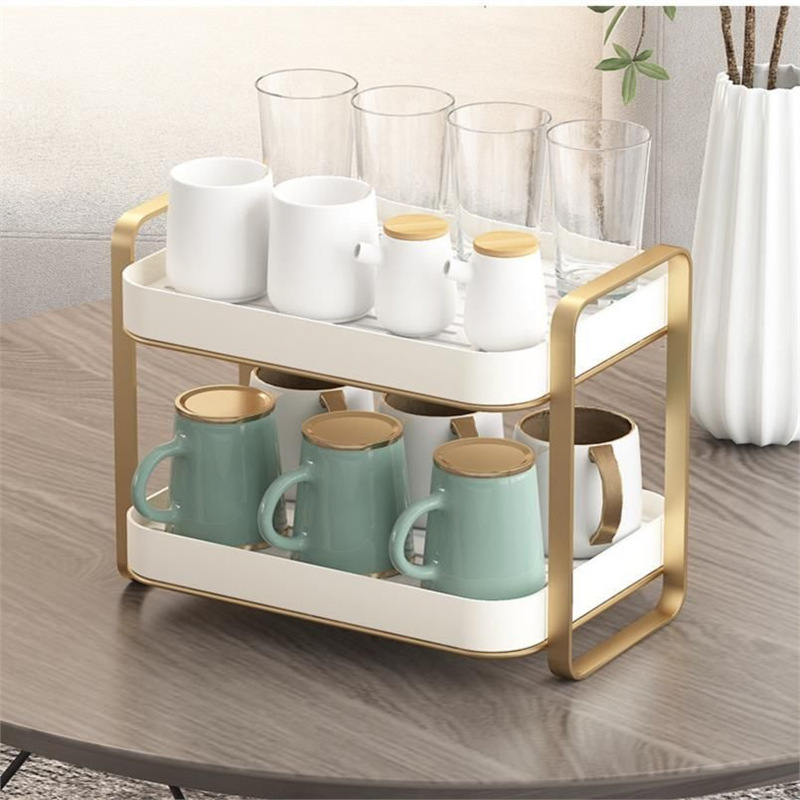 2 Tier Cup Organizer Rack Mug  - Commercial Kitchen Shelving recension och pris