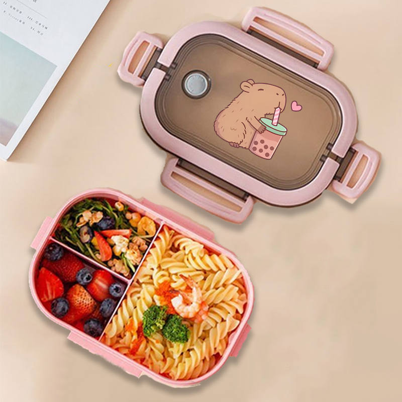 Capybara Bento Lunch Box Anime - Commercial Kitchen Utensil Organizer recension och pris