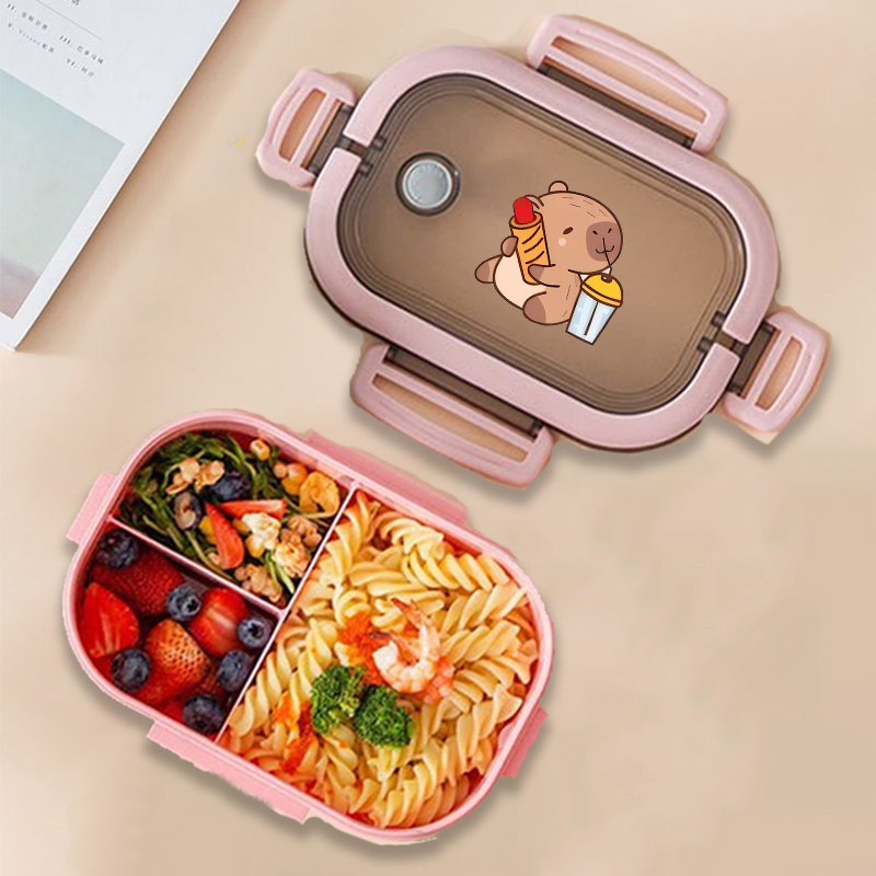 Capybara Bento Lunch Box Anime - Commercial Kitchen Utensil Organizer recension och pris