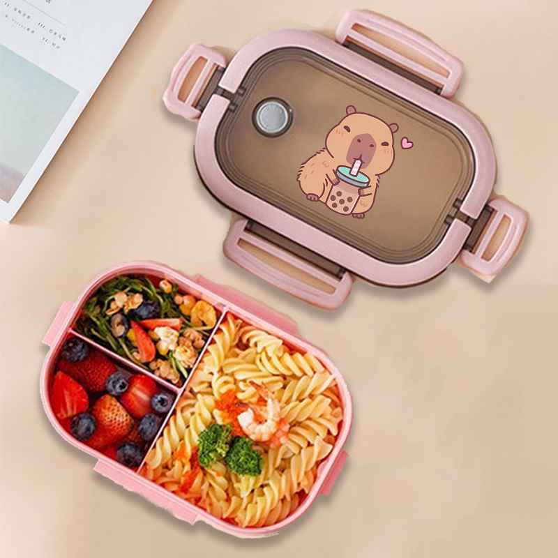 Capybara Bento Lunch Box Anime - Commercial Kitchen Utensil Organizer recension och pris