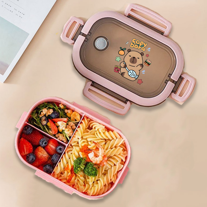 Capybara Bento Lunch Box Anime - Commercial Kitchen Utensil Organizer recension och pris