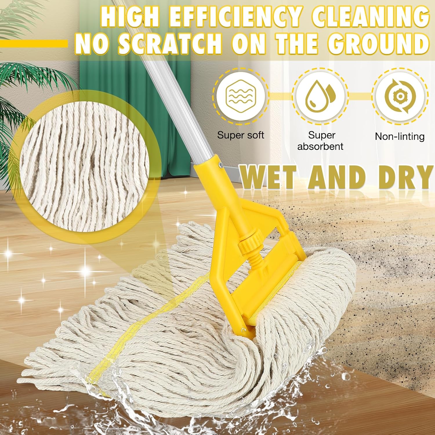 Commercial Mop Heavy Duty Indu - Commercial Kitchen Tile recension och pris