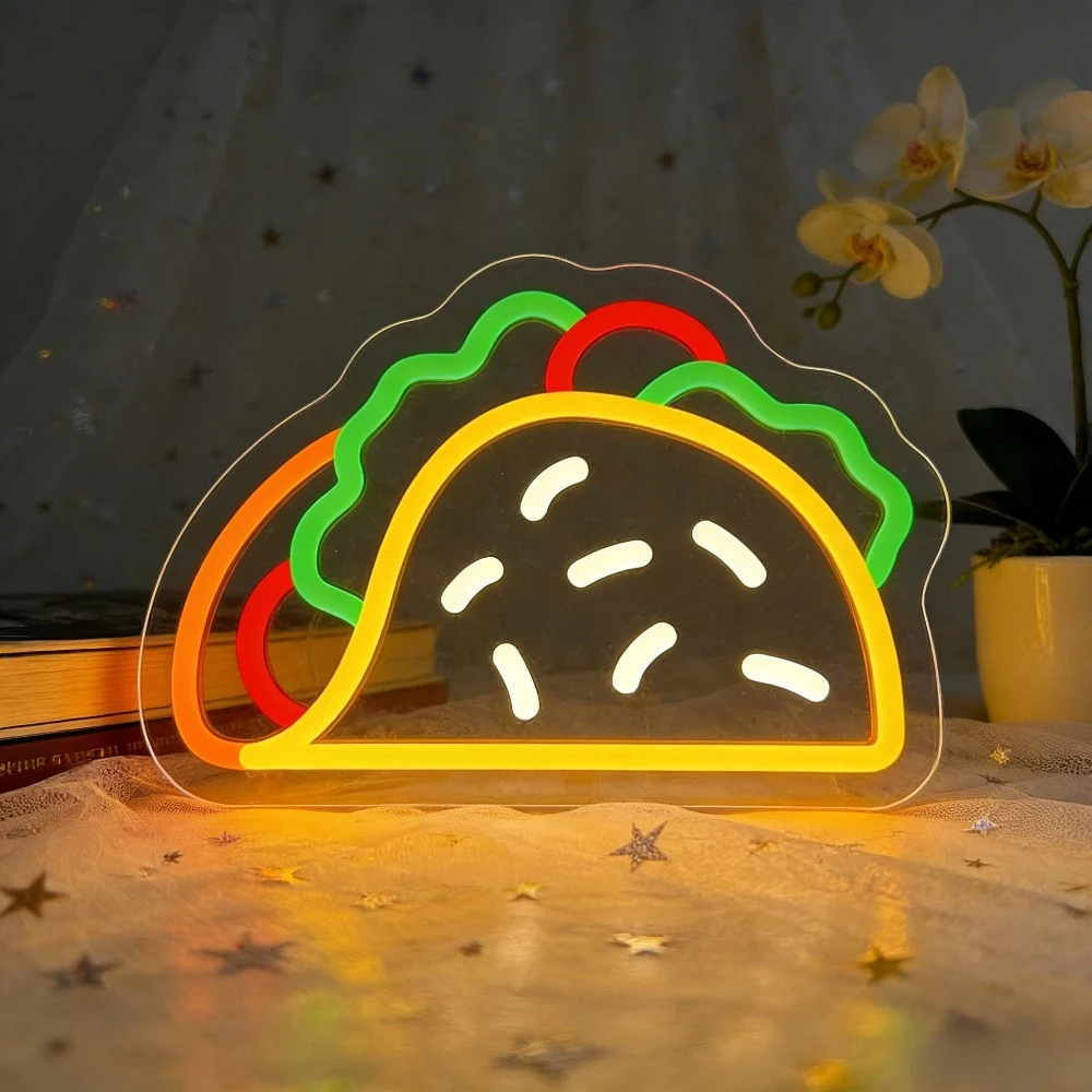 Taco Neon Sign LED USB Dimmabl - Commercial Kitchen Walls recension och pris