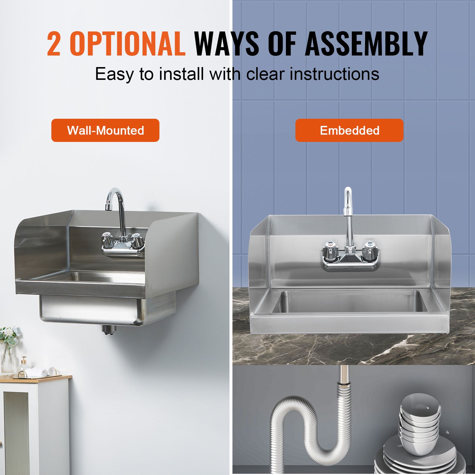 Commercial Hand Sink with Fauc - Commercial Kitchen Walls recension och pris