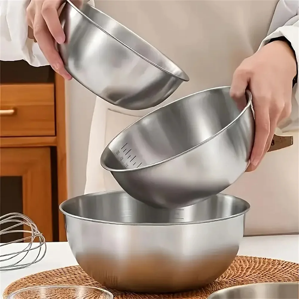 1-3 Stainless Steel Bowl Set w - Commercial Kitchen Organization recension och pris