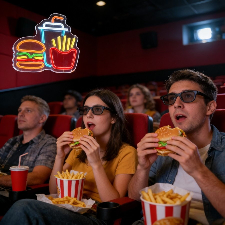 Burger Fries Drink Fast Food L - Commercial Kitchen Walls recension och pris