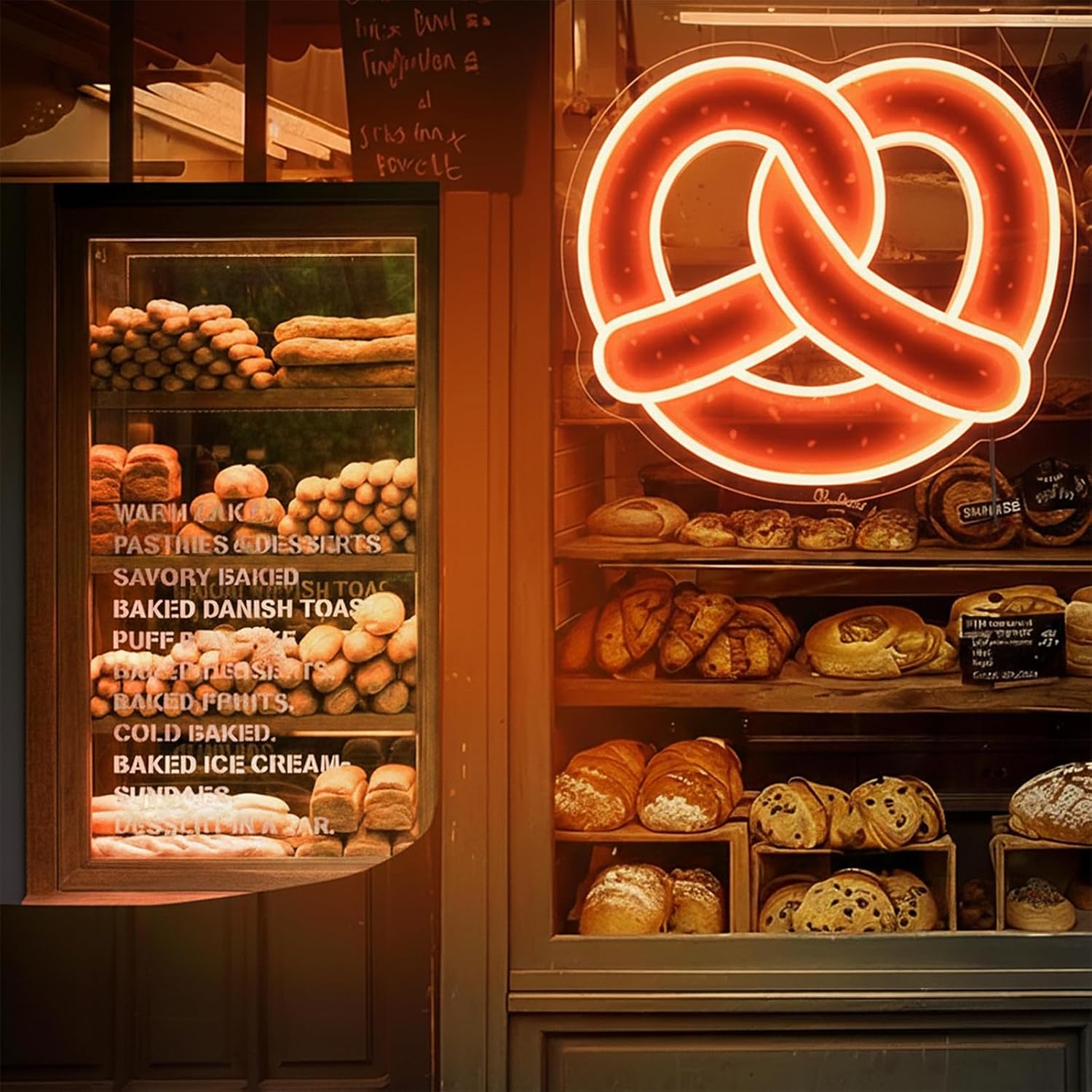 Pretzel Neon Sign USB Powered  - Commercial Kitchen Walls recension och pris