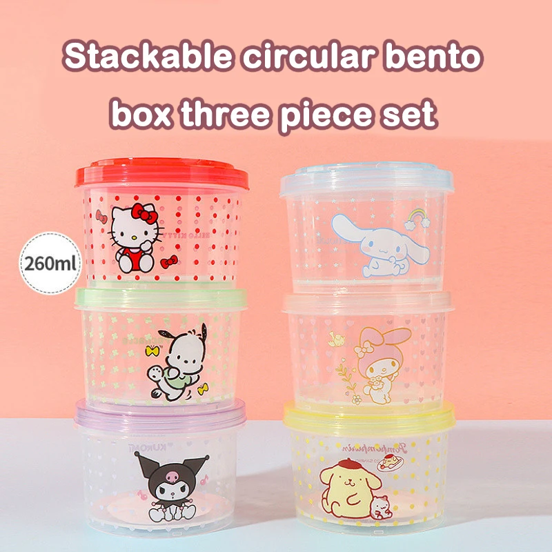 Kitty Bento Box Set 3 Pieces C - Commercial Kitchen Utensil Organizer recension och pris