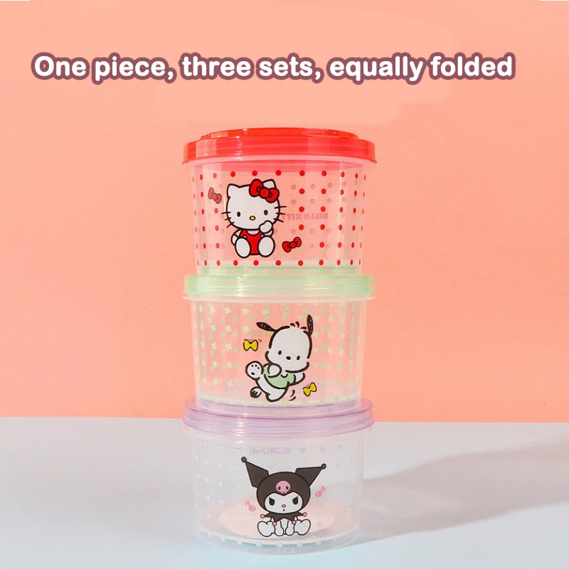 Kitty Bento Box Set 3 Pieces C - Commercial Kitchen Utensil Organizer recension och pris